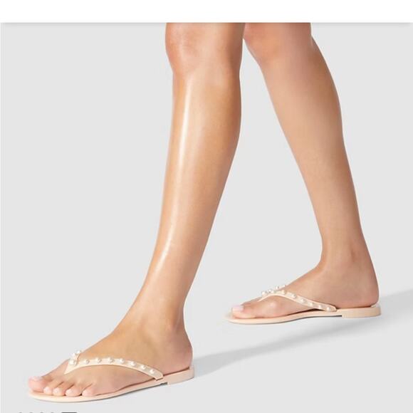 Stuart Weitzman GOLDIE JELLY FLIP FLOP Size 11 - Picture 1 of 10